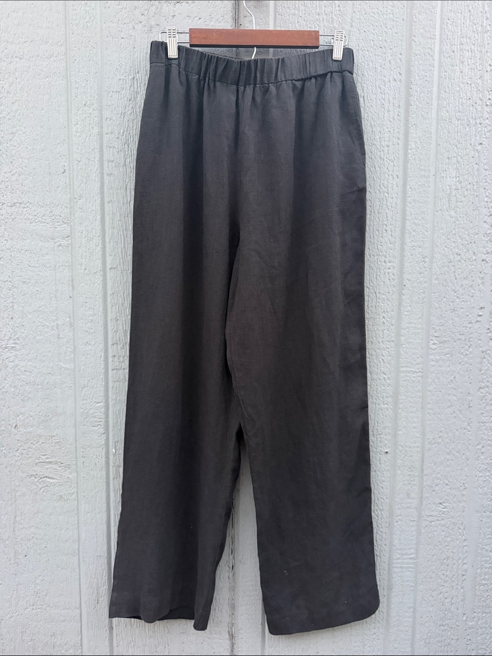 Jenni Kayne Women’s Black Relaxed 100% Linen Pants Size: M